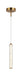 Matteo Canada - LED Pendant - Ripley - Aged Gold Brass- Union Lighting Luminaires Decor