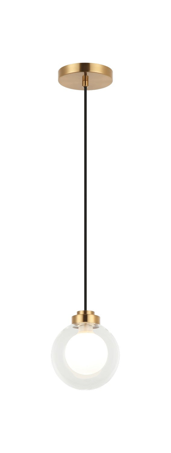 Matteo Canada - LED Pendant - Solaris - Aged Gold Brass- Union Lighting Luminaires Decor