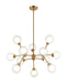 Matteo Canada - LED Pendant - Solaris - Aged Gold Brass- Union Lighting Luminaires Decor
