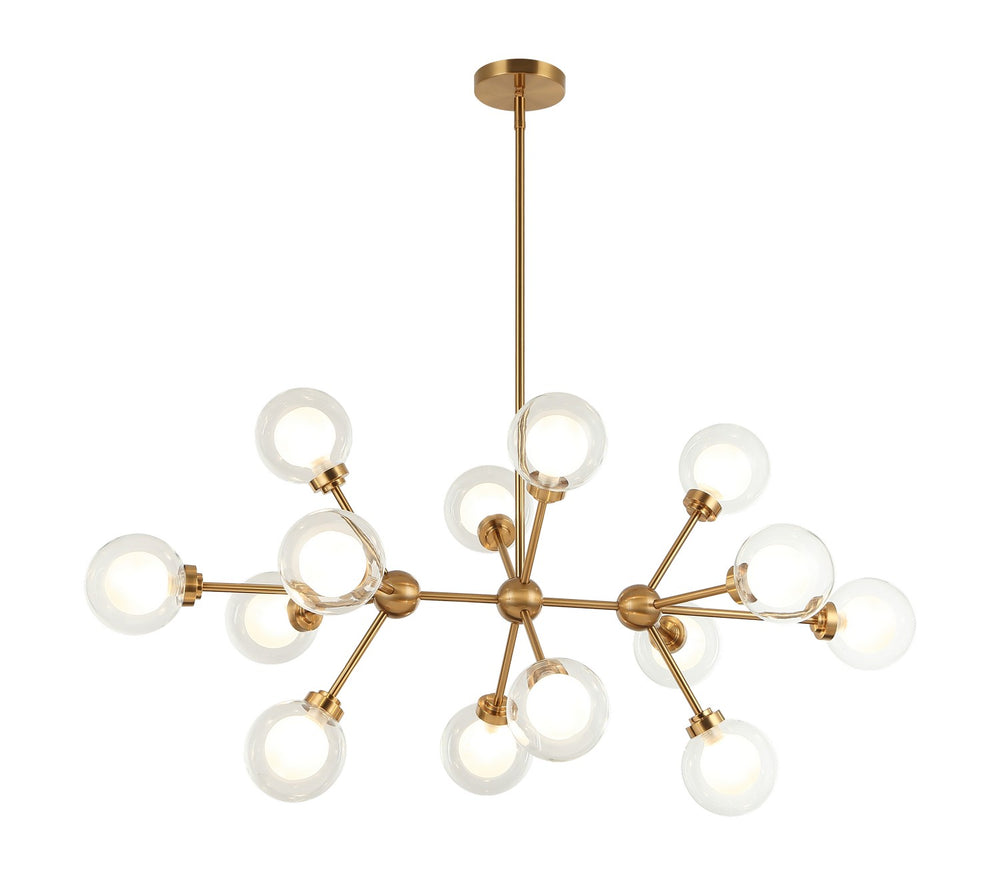Matteo Canada - LED Pendant - Solaris - Aged Gold Brass- Union Lighting Luminaires Decor