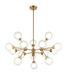 Matteo Canada - LED Pendant - Solaris - Aged Gold Brass- Union Lighting Luminaires Decor