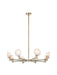 Matteo Canada - Eight Light Pendant - Cloudburst - Champagne Gold- Union Lighting Luminaires Decor