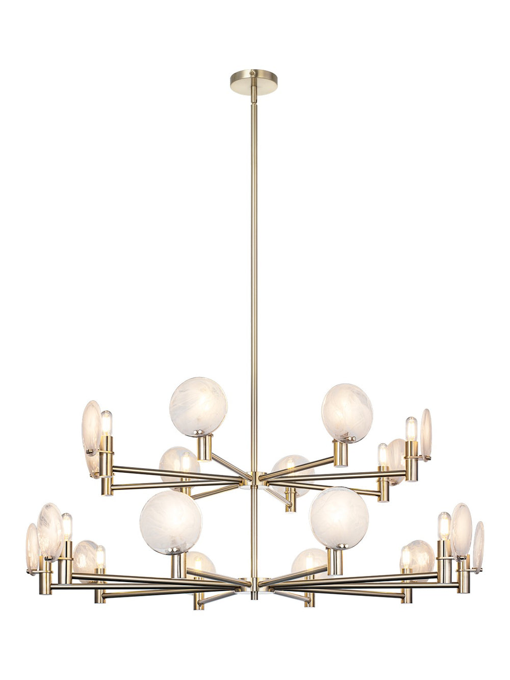 Matteo Canada - 18 Light Pendant - Cloudburst - Champagne Gold- Union Lighting Luminaires Decor