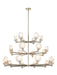 Matteo Canada - 24 Light Pendant - Cloudburst - Champagne Gold- Union Lighting Luminaires Decor