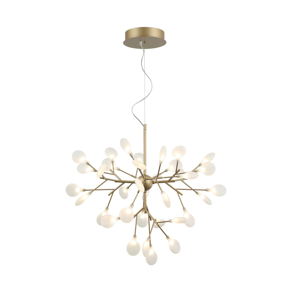 Matteo Canada - 35 Light Chandelier - Hydragea Bloom - Gold- Union Lighting Luminaires Decor