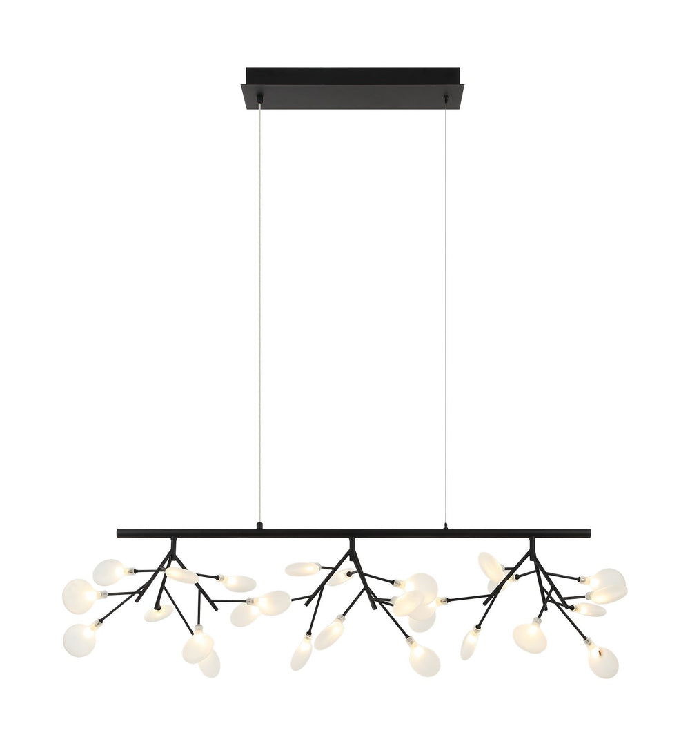 Matteo Canada - 27 Light Pendant - Hydrangea Bloom - Matte Black- Union Lighting Luminaires Decor