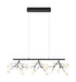 Matteo Canada - 27 Light Pendant - Hydrangea Bloom - Matte Black- Union Lighting Luminaires Decor