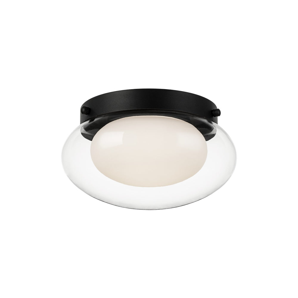 Matteo Canada - One Light Flush Mount - Caspian - Matte Black- Union Lighting Luminaires Decor