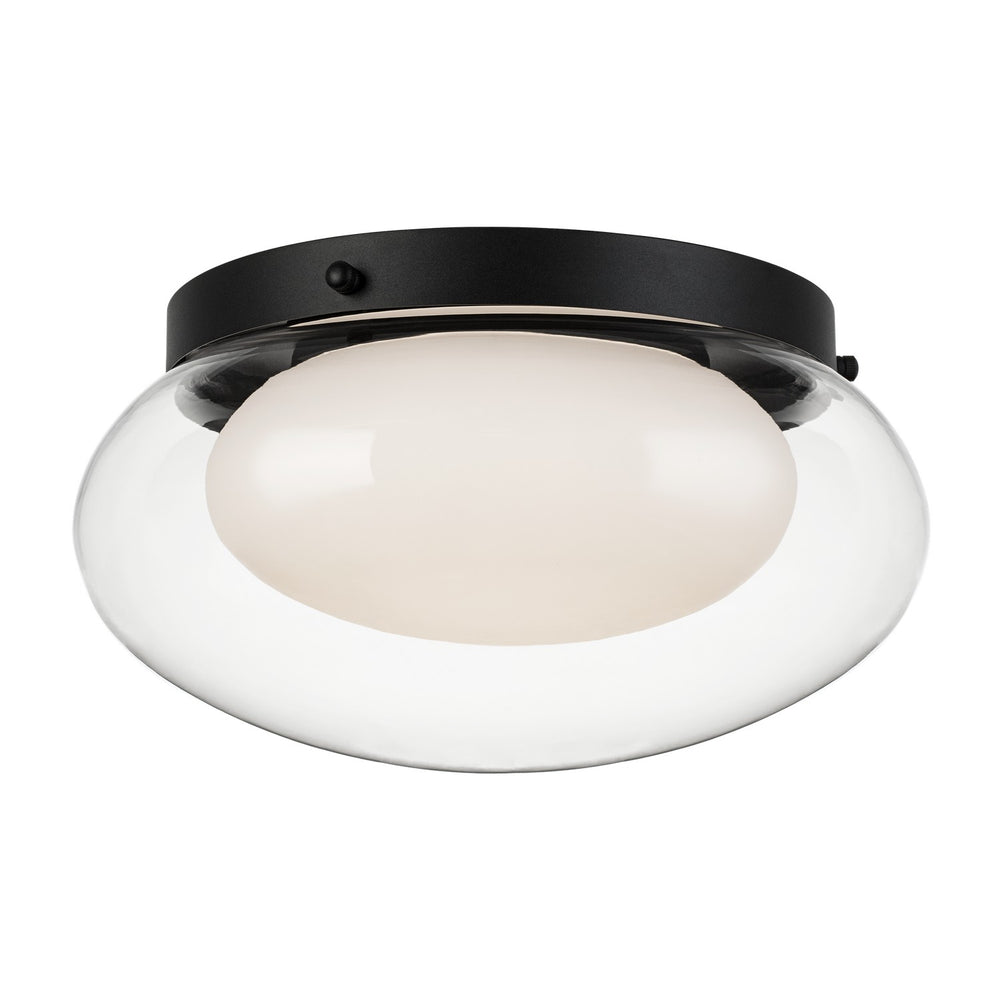 Matteo Canada - Three Light Flush Mount - Caspian - Matte Black- Union Lighting Luminaires Decor