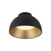 Matteo Canada - One Light Flush Mount - Zenith - Matte Black- Union Lighting Luminaires Decor