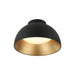Matteo Canada - One Light Flush Mount - Zenith - Matte Black- Union Lighting Luminaires Decor