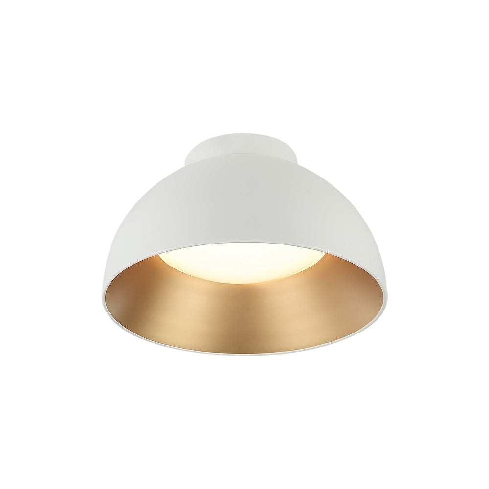 Matteo Canada - One Light Flush Mount - Zenith - Matte White- Union Lighting Luminaires Decor