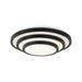 Matteo Canada - One Light Flush Mount - Helix - Matte Black- Union Lighting Luminaires Decor