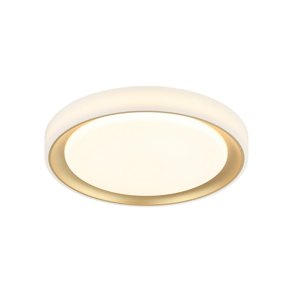 Matteo Canada - One Light Flush Mount - Oculus - Gold- Union Lighting Luminaires Decor