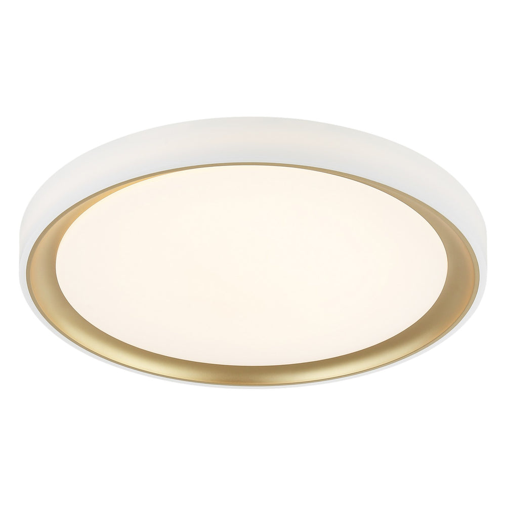 Matteo Canada - One Light Flush Mount - Oculus - Gold- Union Lighting Luminaires Decor
