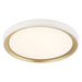 Matteo Canada - One Light Flush Mount - Oculus - Gold- Union Lighting Luminaires Decor