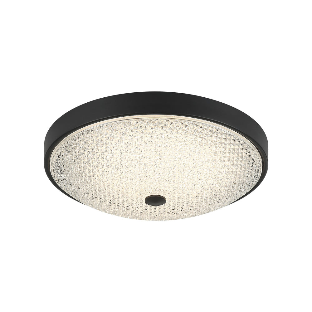 Matteo Canada - One Light Flush Mount - Bella - Matte Black- Union Lighting Luminaires Decor
