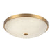 Matteo Canada - One Light Flush Mount - Bella - Aged Gold Brass- Union Lighting Luminaires Decor