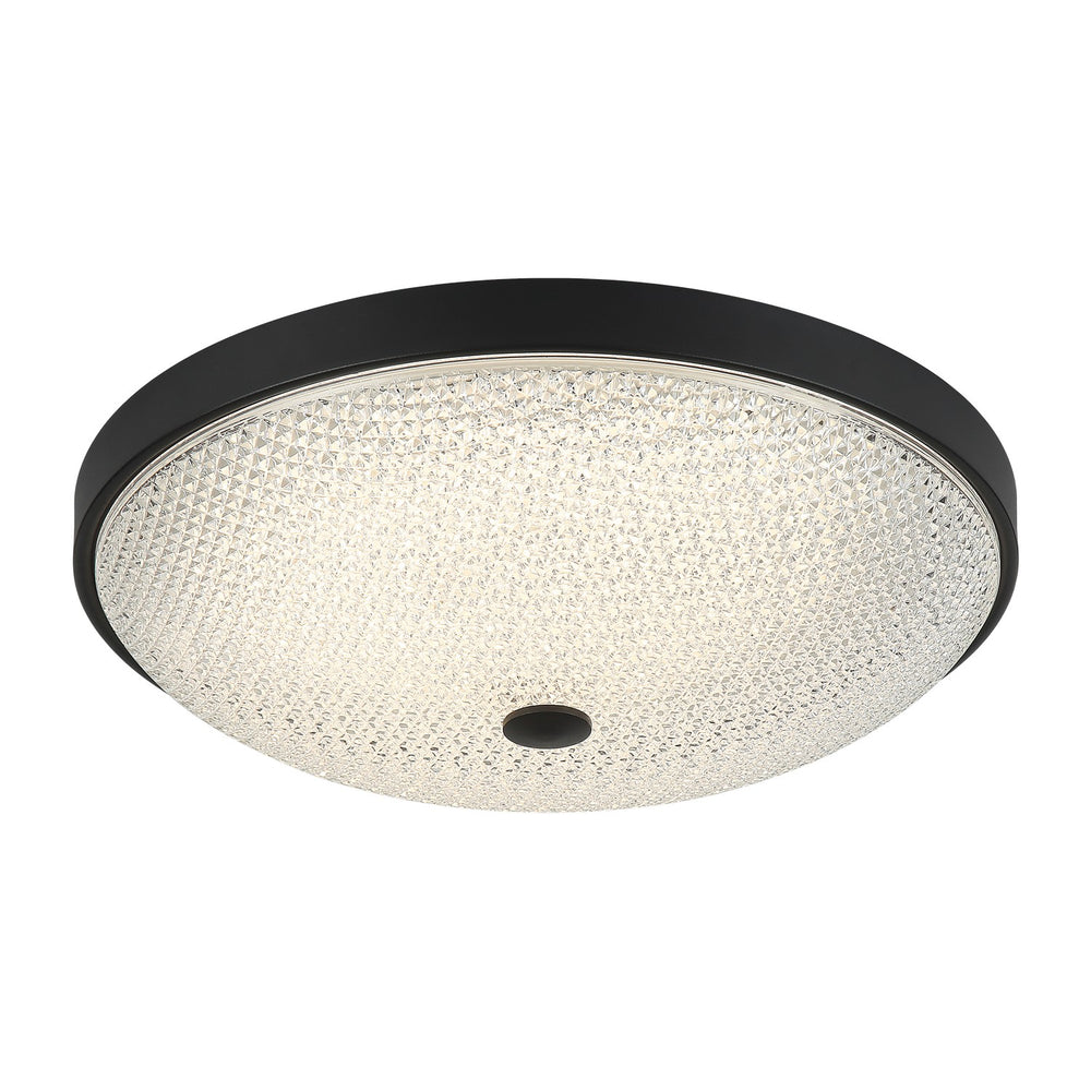 Matteo Canada - One Light Flush Mount - Bella - Matte Black- Union Lighting Luminaires Decor