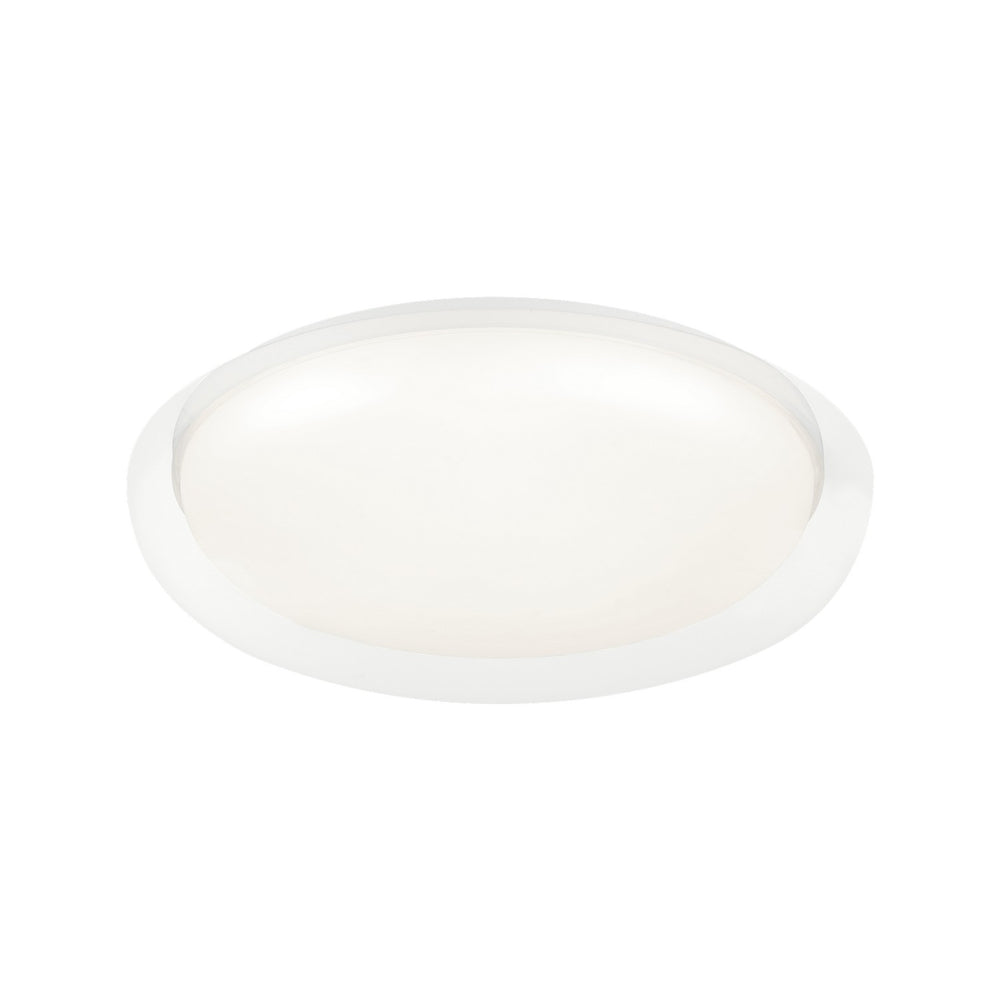 Matteo Canada - One Light Flush Mount - Aurora - Matte White- Union Lighting Luminaires Decor