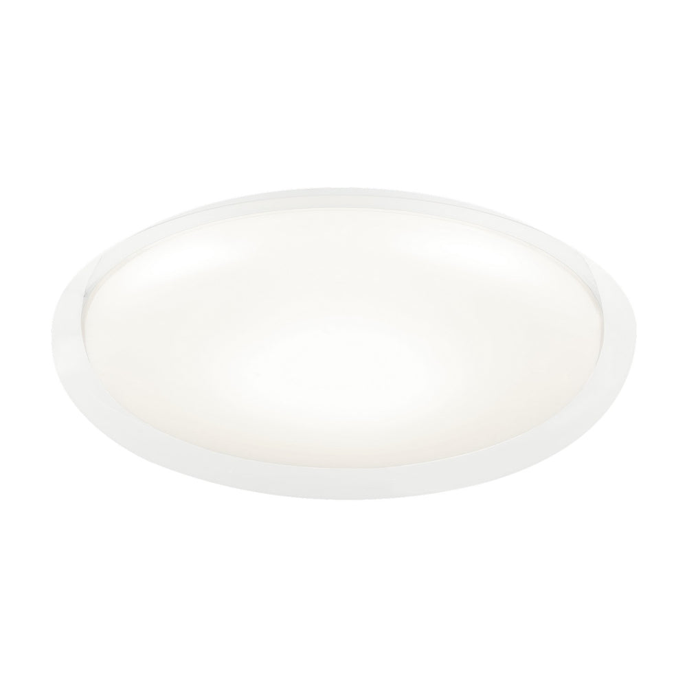Matteo Canada - One Light Flush Mount - Aurora - Matte White- Union Lighting Luminaires Decor