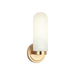 Matteo Canada - One Light Wall Sconce - Capsula - Aged Gold Brass- Union Lighting Luminaires Decor