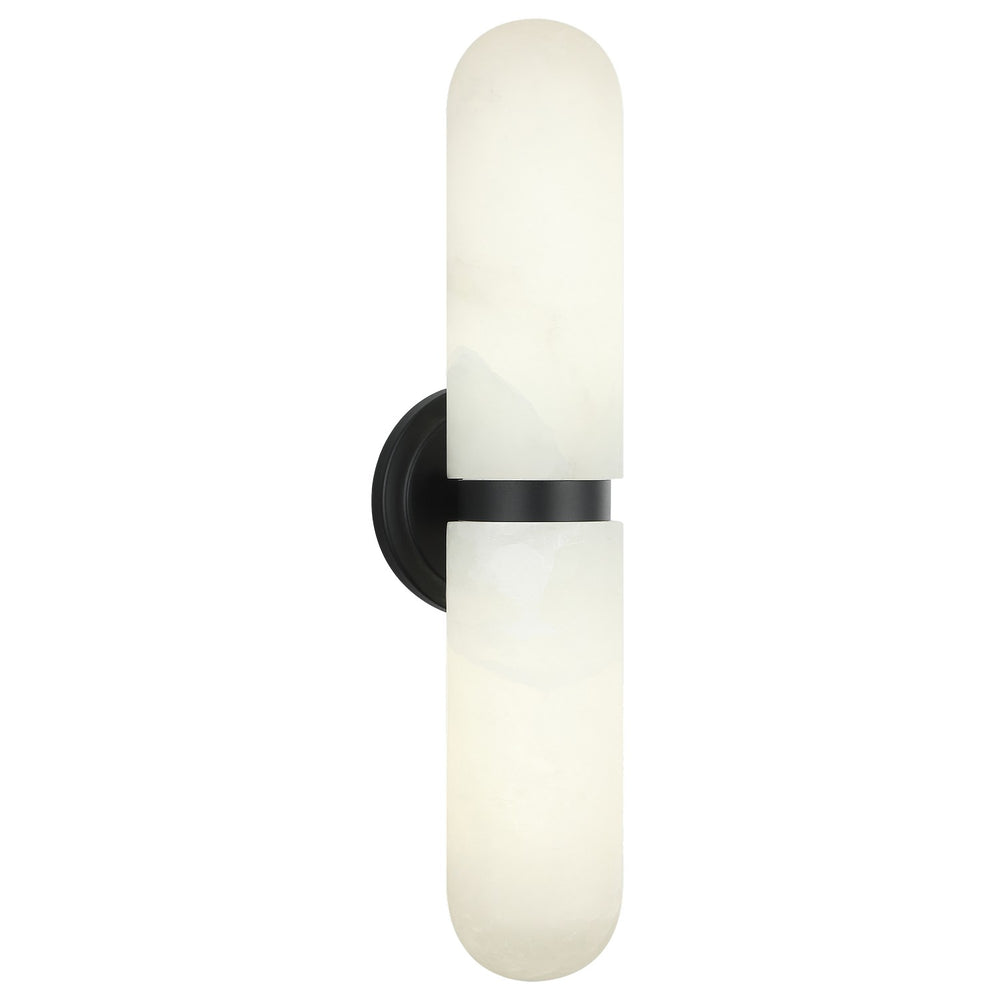 Matteo Canada - Two Light Wall Sconce - Capsula - Matte Black- Union Lighting Luminaires Decor