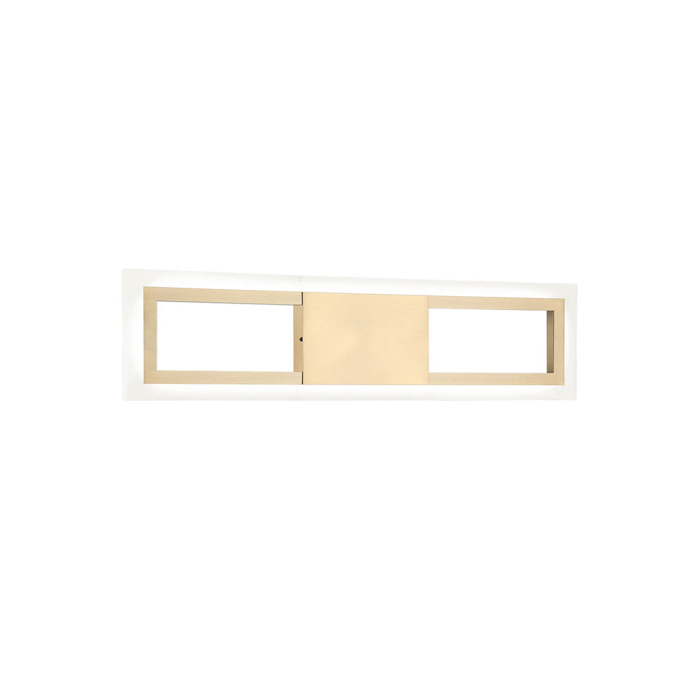 Matteo Canada - One Light Wall Sconce - Valance - Aged Gold Brass- Union Lighting Luminaires Decor
