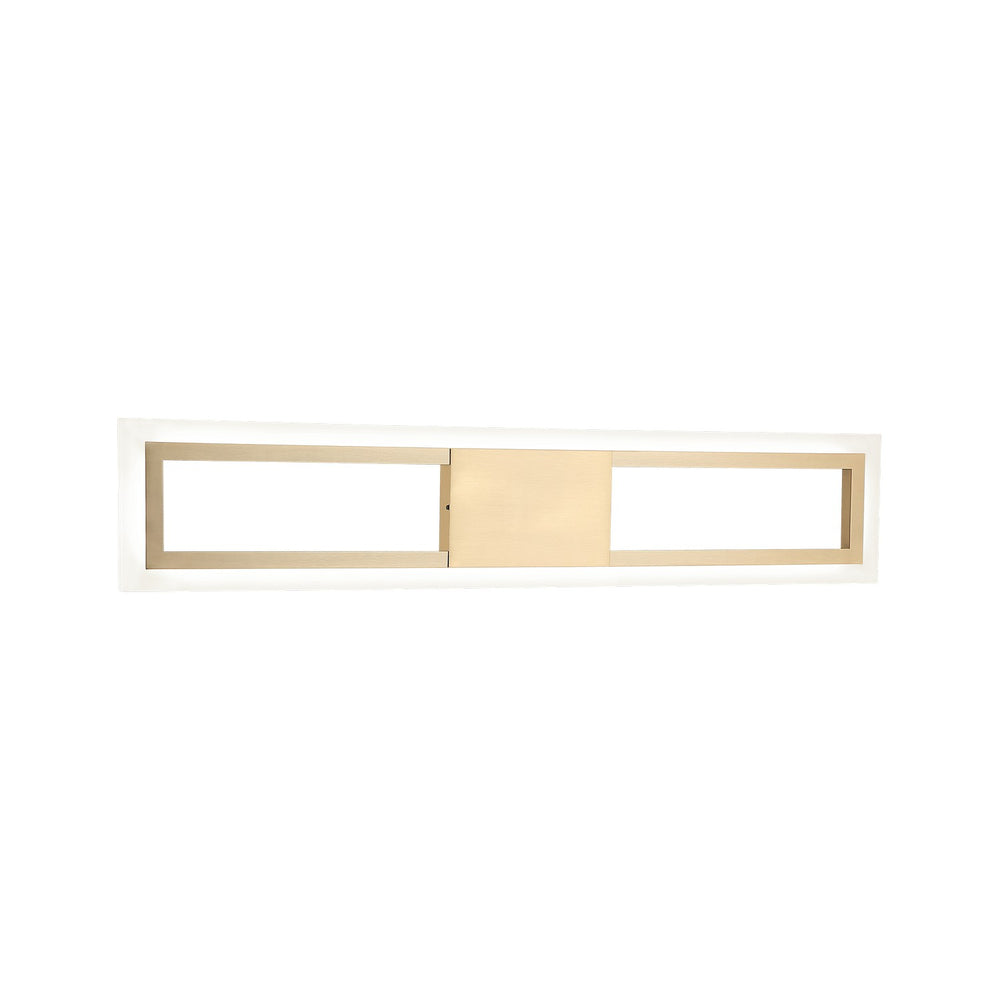 Matteo Canada - One Light Wall Sconce - Valance - Aged Gold Brass- Union Lighting Luminaires Decor