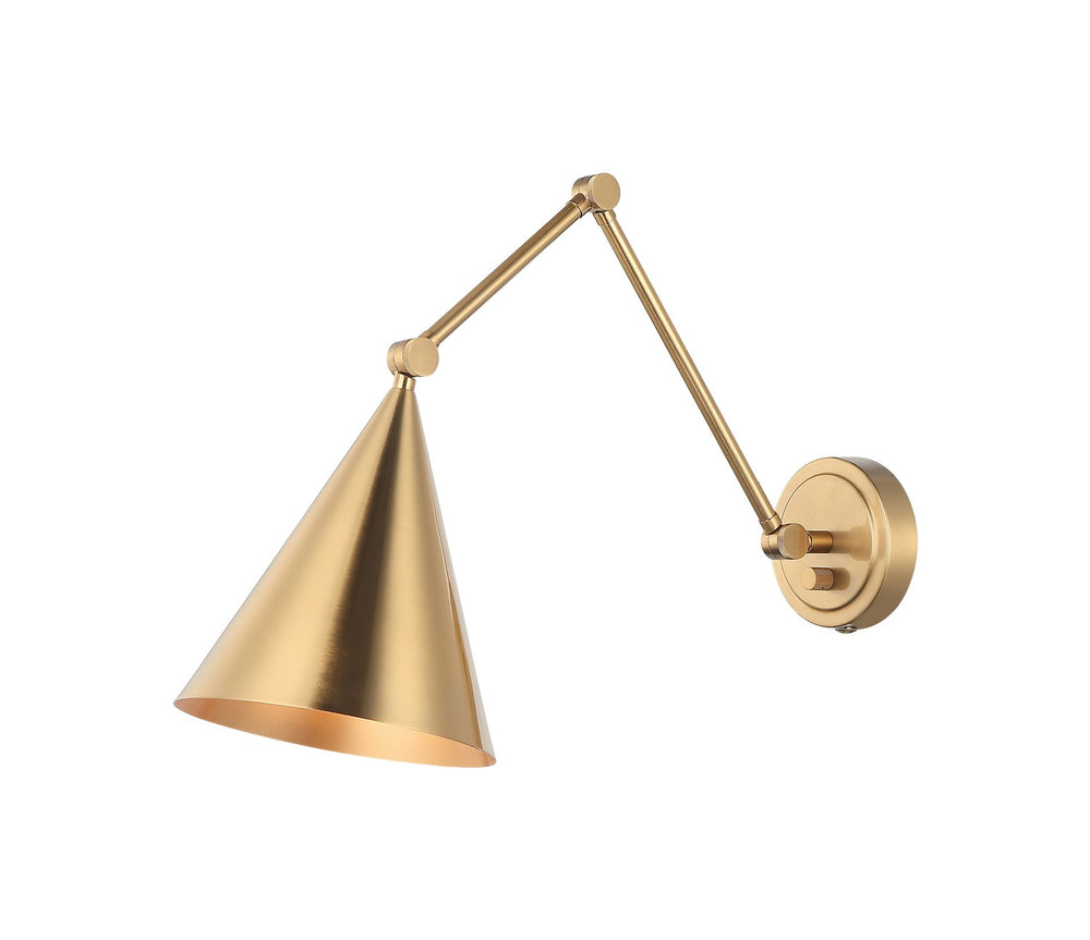 Matteo Canada - One Light Wall Sconce - Pearson - Aged Gold Brass- Union Lighting Luminaires Decor