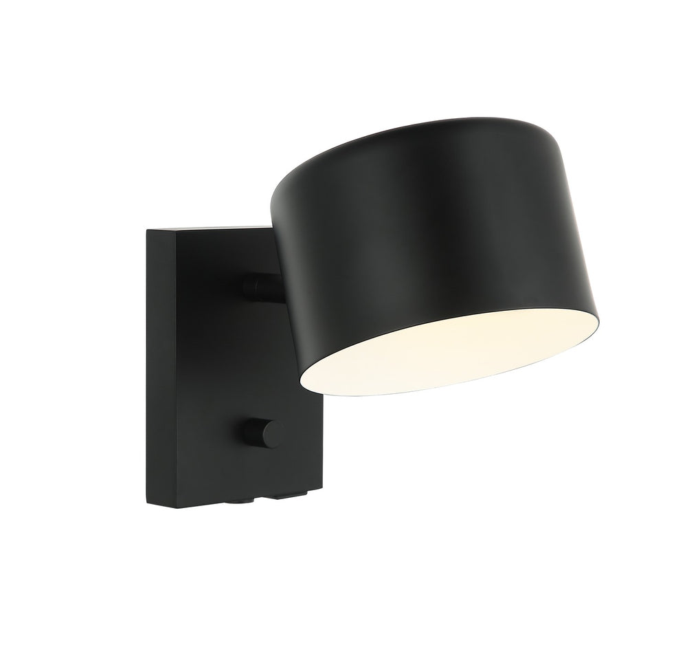 Matteo Canada - One Light Wall Sconce - Clinton - Black- Union Lighting Luminaires Decor