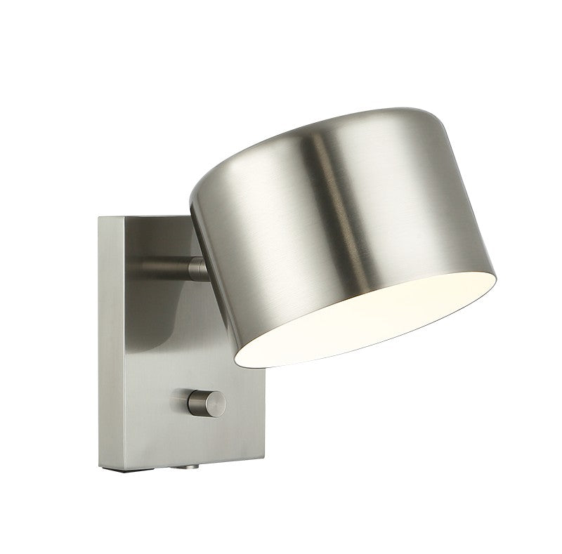 Matteo Canada - One Light Wall Sconce - Clinton - Brushed Nickel- Union Lighting Luminaires Decor