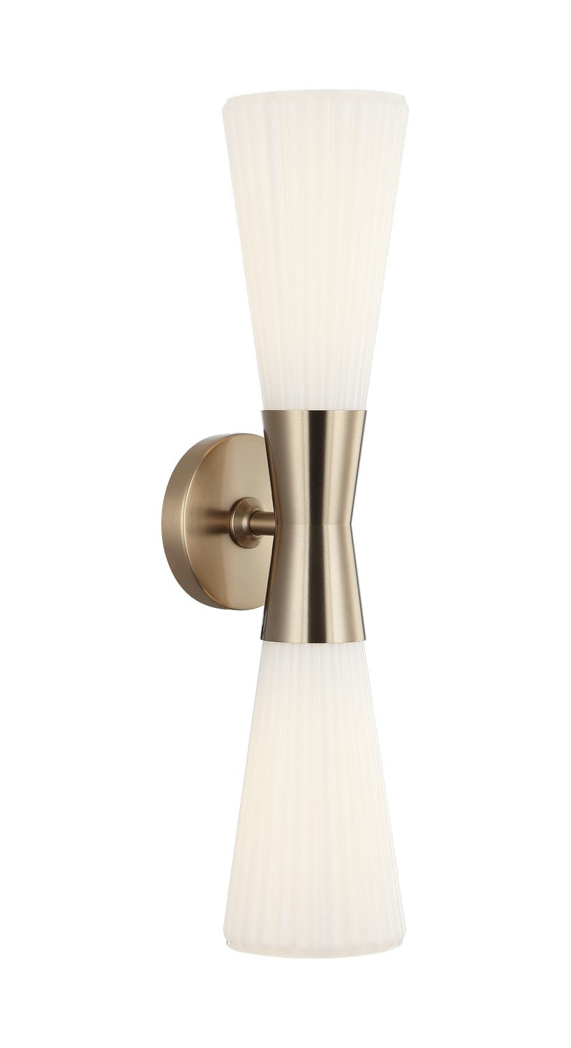 Matteo Canada - Two Light Wall Sconce - Jameson - Champagne Gold- Union Lighting Luminaires Decor