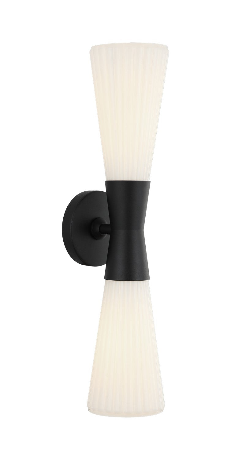 Matteo Canada - Two Light Wall Sconce - Jameson - Matte Black- Union Lighting Luminaires Decor