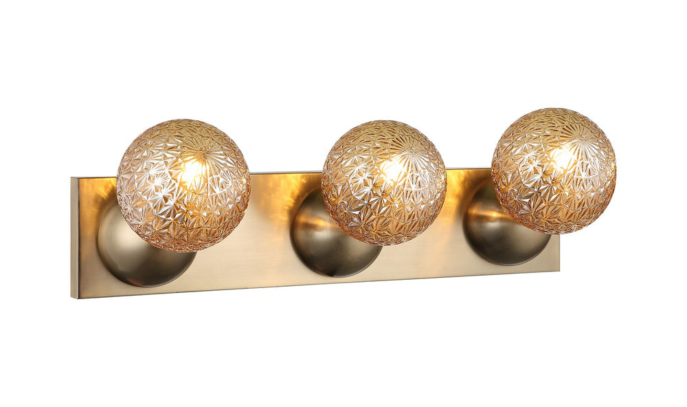 Matteo Canada - Three Light Wall Sconce - Nola - Champagne Gold- Union Lighting Luminaires Decor
