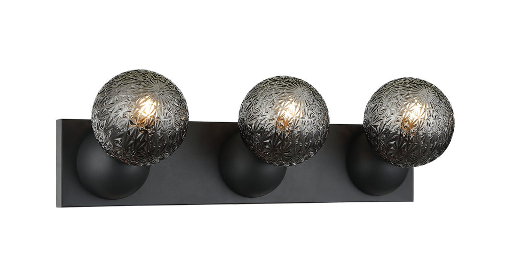 Matteo Canada - Three Light Wall Sconce - Nola - Matte Black- Union Lighting Luminaires Decor