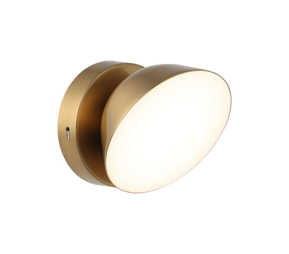 Matteo Canada - LED Wall Sconce - Emerson - Aged Gold Brass- Union Lighting Luminaires Decor
