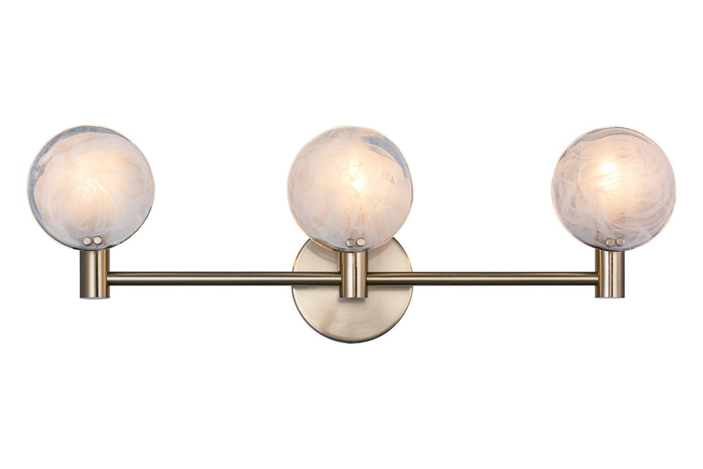 Matteo Canada - Three Light Wall Sconce - Cloudburst - Champagne Gold- Union Lighting Luminaires Decor