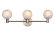 Matteo Canada - Three Light Wall Sconce - Cloudburst - Champagne Gold- Union Lighting Luminaires Decor
