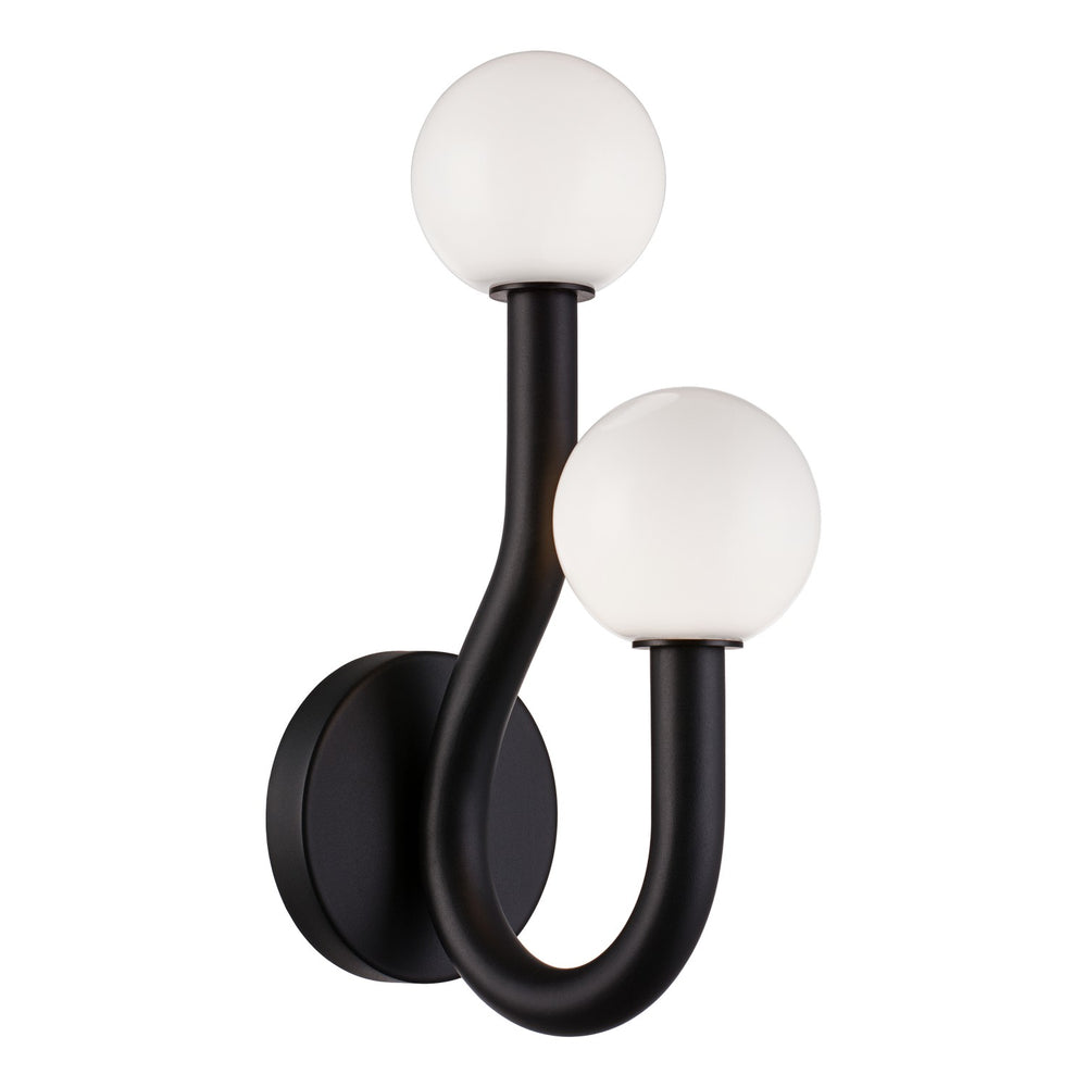 Matteo Canada - Two Light Wall Sconce - Joelle - Matte Black- Union Lighting Luminaires Decor