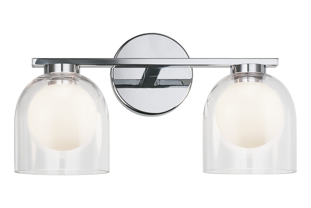 Matteo Canada - Two Light Vanity - Derbishone - Chrome- Union Lighting Luminaires Decor