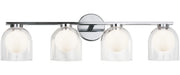 Matteo Canada - Four Light Vanity - Derbishone - Chrome- Union Lighting Luminaires Decor