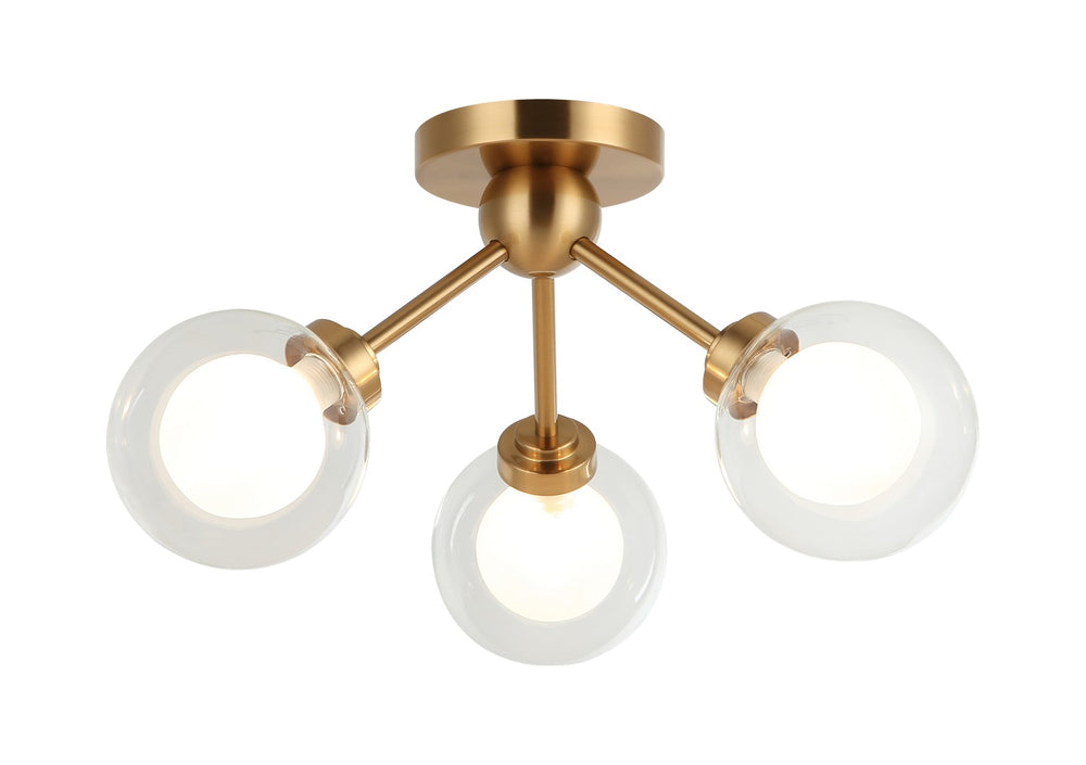 Matteo Canada - LED Chandelier - Solaris - Aged Gold Brass- Union Lighting Luminaires Decor