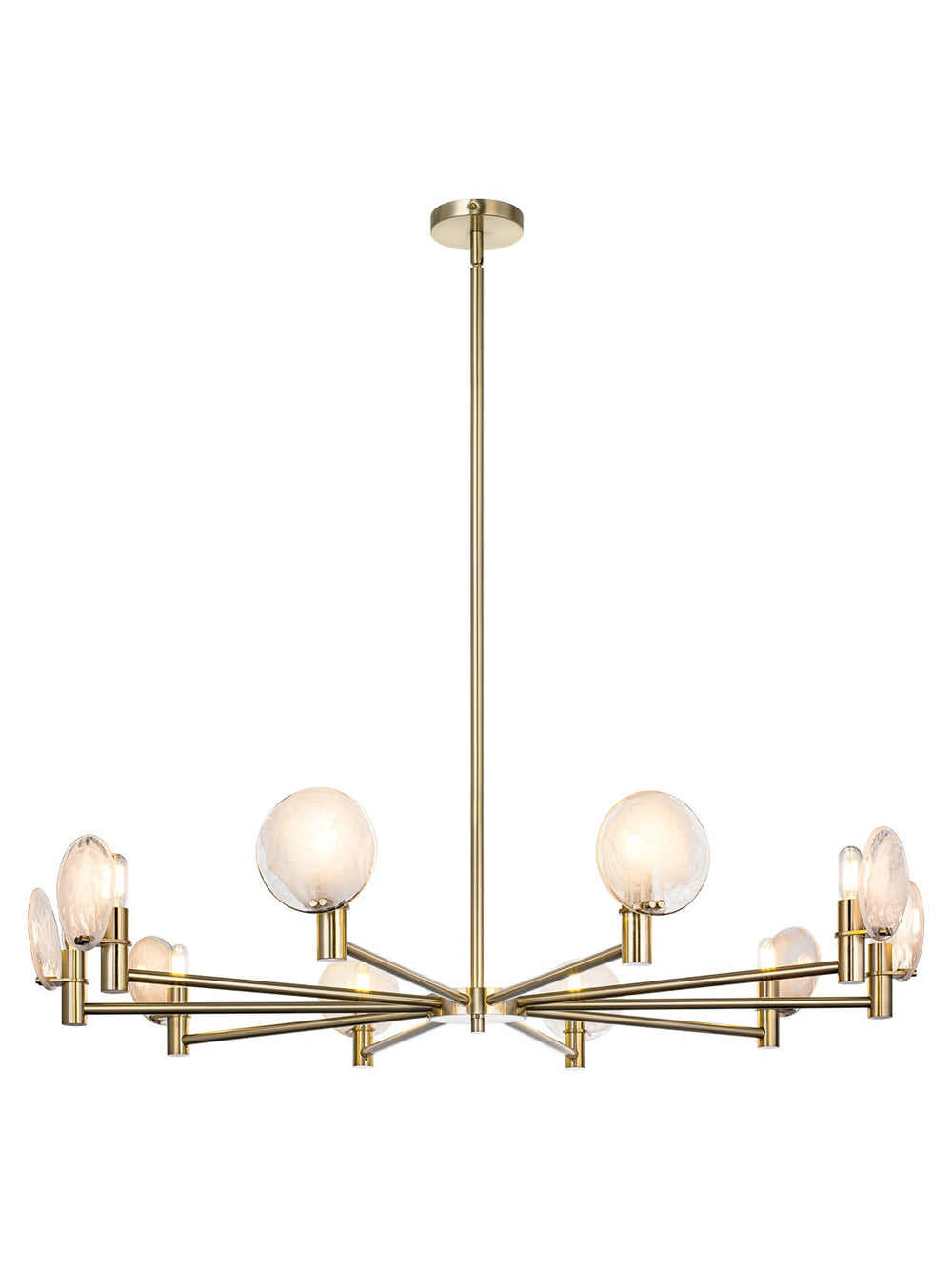 Matteo Canada - Ten Light Pendant - Cloudburst - Champagne Gold- Union Lighting Luminaires Decor