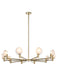 Matteo Canada - Ten Light Pendant - Cloudburst - Champagne Gold- Union Lighting Luminaires Decor