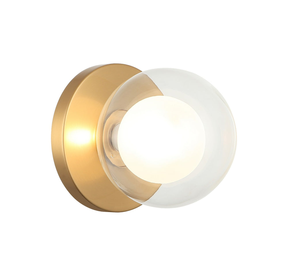 Matteo Canada - LED Wall Sconce/Ceiling Mount - Solaris - Aged Gold Brass- Union Lighting Luminaires Decor