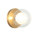 Matteo Canada - LED Wall Sconce/Ceiling Mount - Solaris - Aged Gold Brass- Union Lighting Luminaires Decor