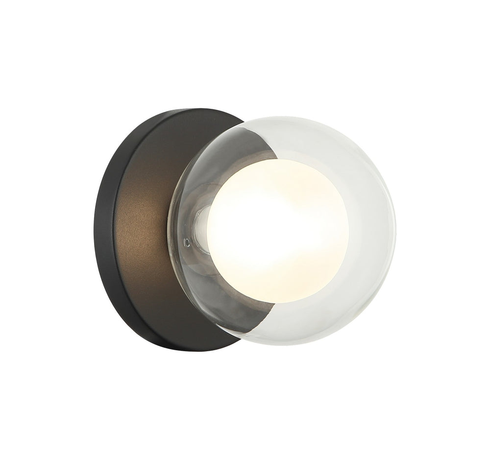 Matteo Canada - LED Wall Sconce/Ceiling Mount - Solaris - Matte Black- Union Lighting Luminaires Decor