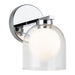 Matteo Canada - One Light Vanity - Derbishone - Chrome- Union Lighting Luminaires Decor