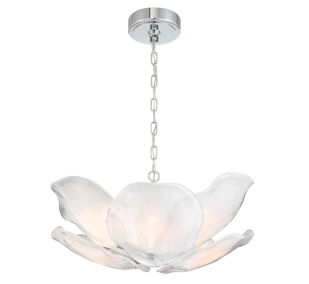 Lib & Co. Canada - Six Light Flushmount / Pendant - Corato - Chrome- Union Lighting Luminaires Decor